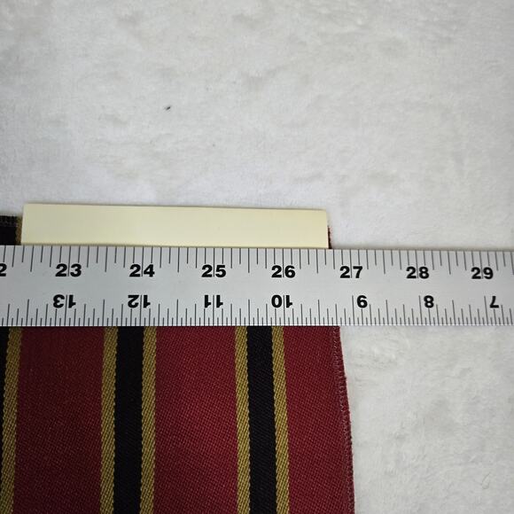 VTG Ralph Lauren Upholstery Fabric Remnant Garston Stripe Canterbury/black 0780 - Picture 4 of 5